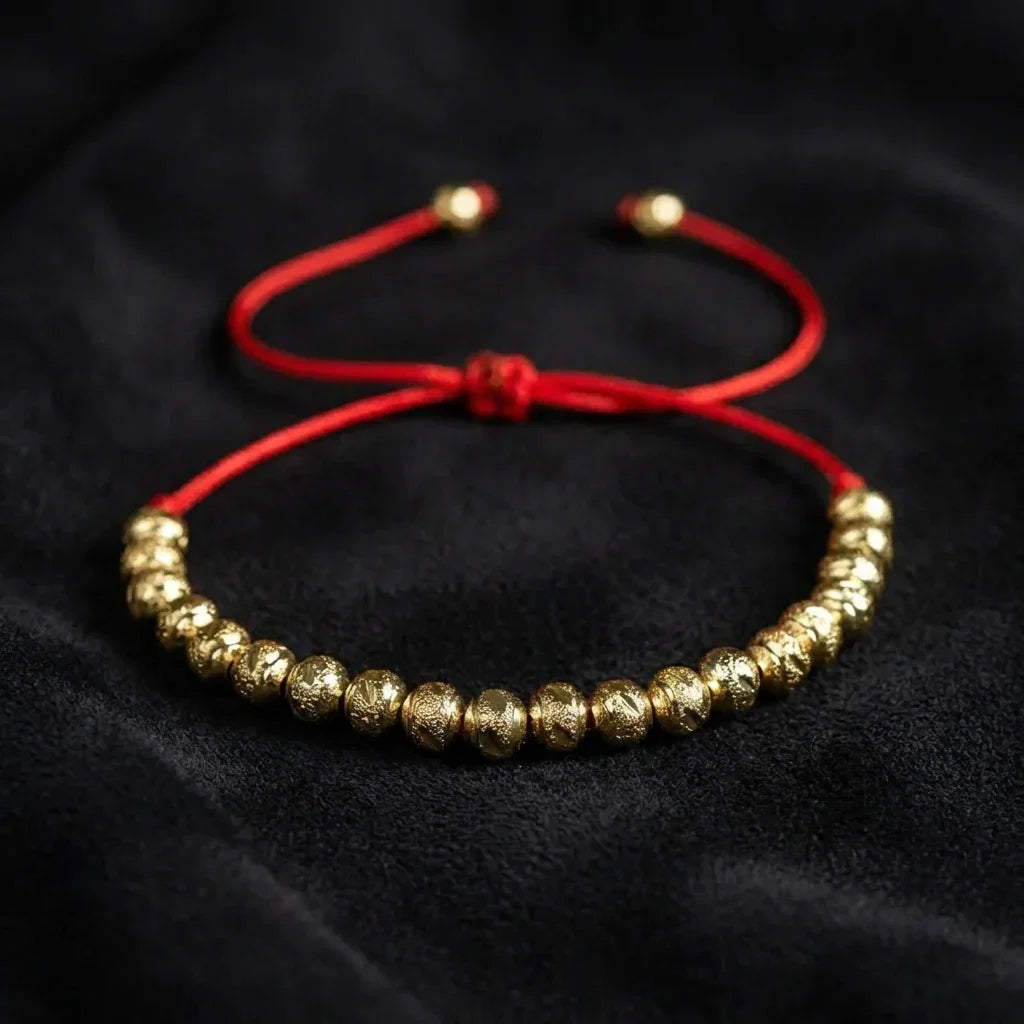 Manilla Hilo Rojo Diamantada 20B